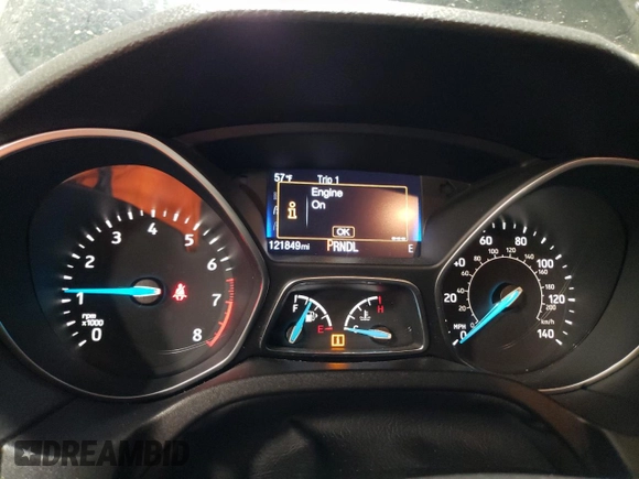 2017 Ford Focus SE with VIN 1FADP3K23HL243007, listed as a Copart auction lot 51693145 with 121,849 mi miles and Salvage Title. Bid and sale history available at carsss.com. Image 9.