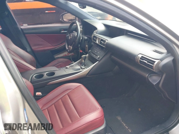 2016 Lexus IS 350 with VIN JTHBE1D29G5025051, listed as a IAAI auction lot 42132701 with 141,195 mi miles and . Bid and sale history available at DreamBid. Image 5.