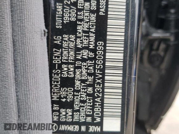 1997 Mercedes-Benz C z VIN WDBHA23EXVF560999, wystawiony jako Copart lot #74100944 z przebiegiem Nie podano mil oraz Nie do naprawy • Non repairable. Historia ofert i sprzedaży dostępna na DreamBid. Obrazek 13.