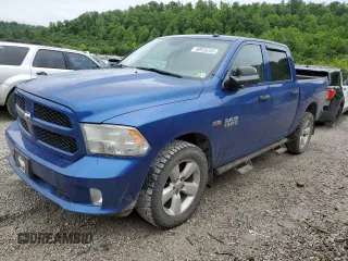 2015 Ram 1500 Tradesman with VIN 3C6RR7KT7FG700218, listed as a Copart auction lot 58926235 with 131,668 mi miles and Salvage title. Bid and sale history available at DreamBid. Image 1.
