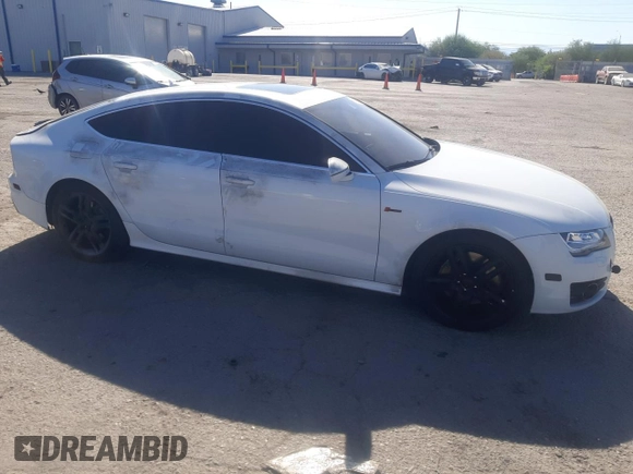 2014 Audi A7 3.0 Premium Plus with VIN WAUWGAFC8EN046308, listed as a Copart auction lot 68668194 with 149,600 mi miles and Salvage Title. Bid and sale history available at carsss.com. Image 4.