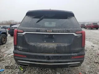 2023 Cadillac XT6 AWD Premium Luxury with VIN 1GYKPDRS2PZ192974, listed as a Copart auction lot 46724945 with 29,455 mi miles and Salvage Title. Bid and sale history available at carsss.com. Image 6.