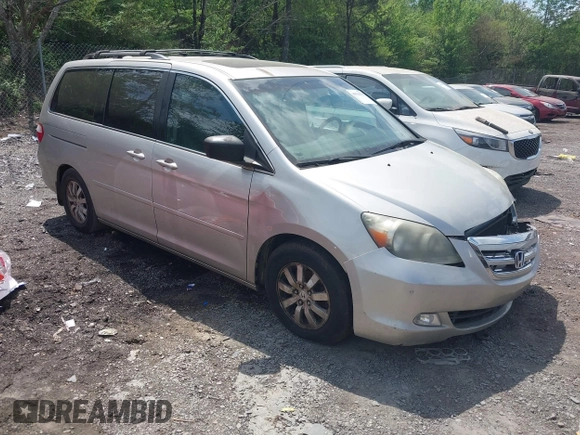 2007 Honda Odyssey Touring with VIN 5FNRL38877B002351, listed as a IAAI auction lot 41930355 with 254,929 mi miles. Bid and sale history available at carsss.com. Image 1.
