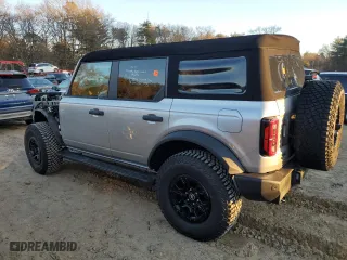 2024 Ford Bronco Wildtrak with VIN 1FMEE2BP0RLA55732, listed as a Copart auction lot 82740514 with 0 mi miles and Salvage Title. Bid and sale history available at carsss.com. Image 2.