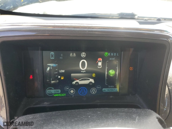 2014 Chevrolet Volt with VIN 1G1RE6E44EU166599, listed as a Copart auction lot 52377115 with 142,647 mi miles and Salvage Title. Bid and sale history available at carsss.com. Image 9.