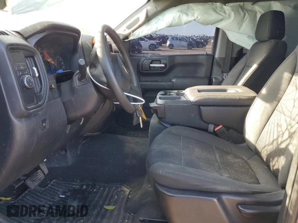2020 Chevrolet Silverado 1500 Custom with VIN 3GCPWBEF1LG309594, listed as a Copart auction lot 47881835 with 124,433 mi miles and Salvage Title. Bid and sale history available at carsss.com. Image 7.
