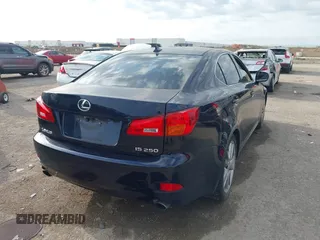 2008 Lexus IS with VIN JTHBK262582068025, listed as a IAAI auction lot 41911964 with 92,652 mi miles and . Bid and sale history available at carsss.com. Image 4.