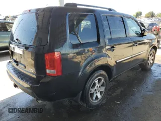 2011 Honda Pilot Touring with VIN 5FNYF4H91BB056903, listed as a Copart auction lot 49867425 with 102,135 mi miles and Salvage Title. Bid and sale history available at carsss.com. Image 3.