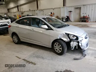 2014 Hyundai Accent GLS with VIN KMHCT4AE1EU675132, listed as a Copart auction lot 52580865 with 109,052 mi miles and Non Repairable. Bid and sale history available at carsss.com. Image 4.