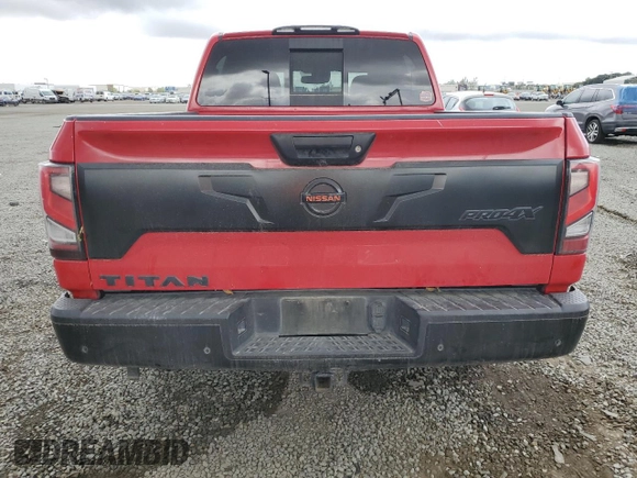 2021 Nissan Titan SL с VIN 1N6AA1EDXMN523275, выставлен на аукционе Copart как лот 55759185 с пробегом 65 600 миль миль и Списание • Salvage title. История ставок и продаж доступна на DreamBid. Изображение 6.