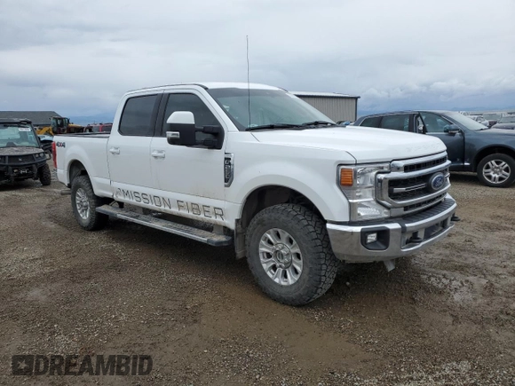 2021 Ford F-250 XL with VIN 1FT7W2BN8MED45769, listed as a Copart auction lot 56361955 with 93,595 mi miles and Clean title. Bid and sale history available at DreamBid. Image 4.