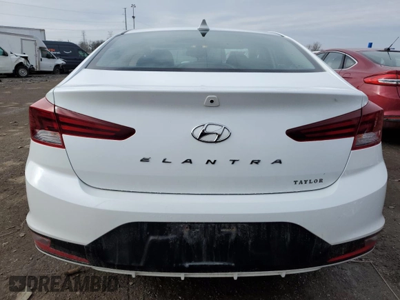 2020 Hyundai Elantra SEL with VIN 5NPD84LF3LH503353, listed as a Copart auction lot 46590275 with 70,008 mi miles and Non Repairable. Bid and sale history available at carsss.com. Image 6.