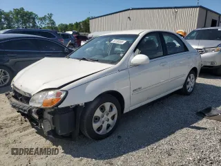 2007 Kia Spectra EX z VIN KNAFE121975479889, wystawiony jako Copart lot #58186565 z przebiegiem 115 764 mil mil oraz Nie do naprawy • Non repairable. Historia ofert i sprzedaży dostępna na DreamBid. Obrazek 1.