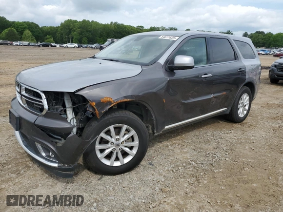 2019 Dodge Durango SXT Plus with VIN 1C4RDJAG7KC711208, listed as a Copart auction lot 54611625 with 181,676 mi miles and Clean title. Bid and sale history available at DreamBid. Image 1.