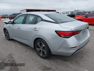 2022 Nissan Sentra SV with VIN 3N1AB8CV2NY295008, listed as a IAAI auction lot 40851544 with 60,991 mi miles and . Bid and sale history available at DreamBid. Image 3.