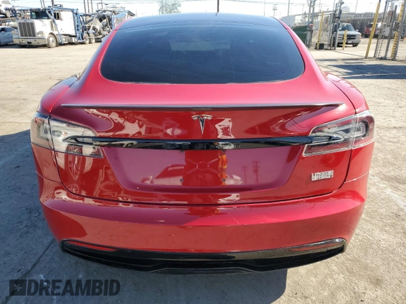 2021 Tesla Model S Plaid с VIN 5YJSA1E69MF446924, выставлен на аукционе Copart как лот 87644725 с пробегом 2 530 миль миль и Списание • Salvage title. История ставок и продаж доступна на DreamBid. Изображение 6.