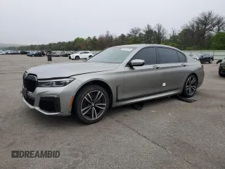 2022 BMW 7 Series 750i xDrive with VIN WBA7U2C09NCH79303, listed as a Copart auction lot 58514325 with 69,692 mi miles and Salvage title. Bid and sale history available at DreamBid. Image 1.