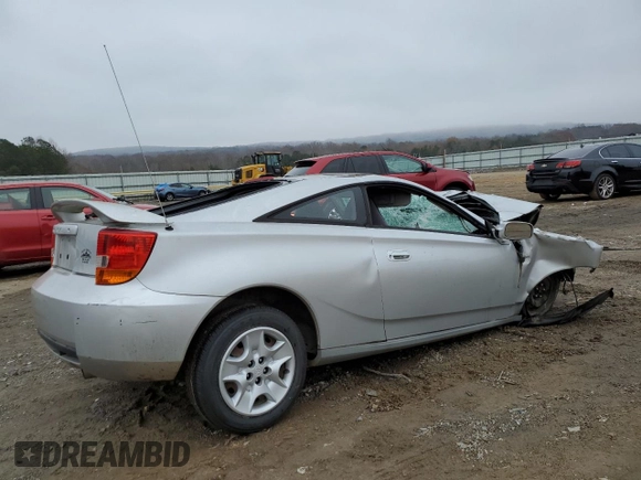 2002 Toyota Celica GT with VIN JTDDR32T320116652, listed as a Copart auction lot 83857114 with 0 mi miles and Salvage Title. Bid and sale history available at carsss.com. Image 3.