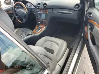 2009 Mercedes-Benz CLK-Class 3.5L with VIN WDBTK56F69T105071, listed as a Copart auction lot 77170654 with 70,688 mi miles and Salvage Title. Bid and sale history available at carsss.com. Image 8.