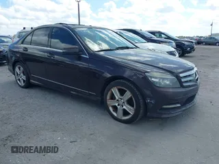 2011 Mercedes-Benz C-Class C 300 Sport with VIN WDDGF5EB4BR184268, listed as a IAAI auction lot 41714163 with 376,159 mi miles. Bid and sale history available at carsss.com. Image 1.