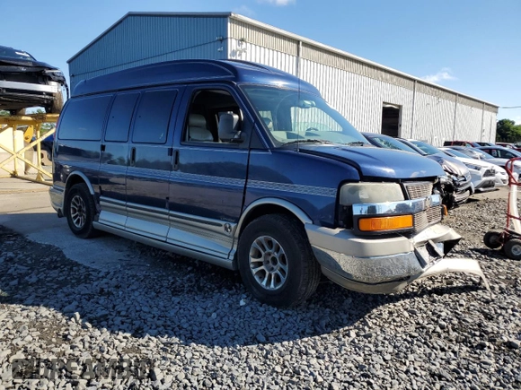 2004 Chevrolet Express Passenger z VIN 1GBFG15T841212230, wystawiony jako Copart lot #61109634 z przebiegiem 154 493 mil mil oraz Szkoda całkowita • Salvage title. Historia ofert i sprzedaży dostępna na DreamBid. Obrazek 4.