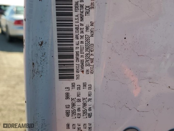 2009 Dodge Ram 2500 SLT with VIN 3D7KS29L29G552657, listed as a Copart auction lot 46091005 with 259,499 mi miles and Salvage Title. Bid and sale history available at carsss.com. Image 15.