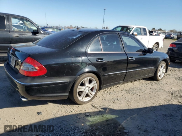 2009 Mercedes-Benz E-Class Luxury 3.5L with VIN WDBUF56X59B363055, listed as a Copart auction lot 46626065 with 68,269 mi miles and Salvage Title. Bid and sale history available at carsss.com. Image 3.