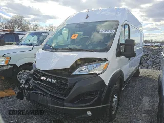 2023 Ram ProMaster Cargo with VIN 3C6LRVDG7PE554071, listed as a Copart auction lot 48249165 with 92,425 mi miles and Clean Title. Bid and sale history available at carsss.com. Image 1.