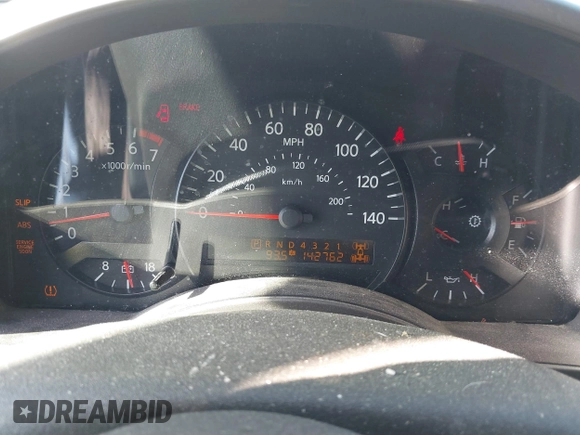 2005 Nissan Titan SE with VIN 1N6BA07B25N532466, listed as a IAAI auction lot 41437704 with 142,762 mi miles and . Bid and sale history available at DreamBid. Image 7.