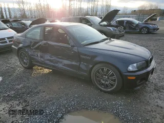 2002 BMW 3 Series M3 with VIN WBSBL93452JR17119, listed as a Copart auction lot 86882574 with 45,108 mi miles and Salvage Title. Bid and sale history available at DreamBid. Image 4.