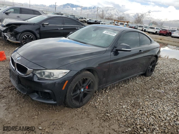 2015 BMW 4 Series 435i xDrive with VIN WBA3R5C55FK372578, listed as a Copart auction lot 45039685 with 174,967 mi miles and Clean Title. Bid and sale history available at carsss.com. Image 1.