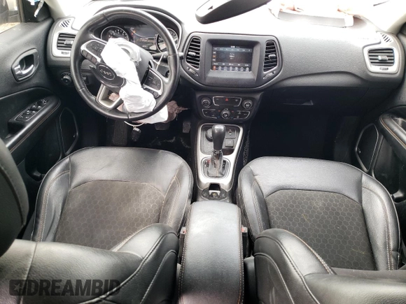 2021 Jeep Compass Latitude with VIN 3C4NJDBB5MT524553, listed as a Copart auction lot 60867305 with 80,314 mi miles and Salvage title. Bid and sale history available at DreamBid. Image 8.