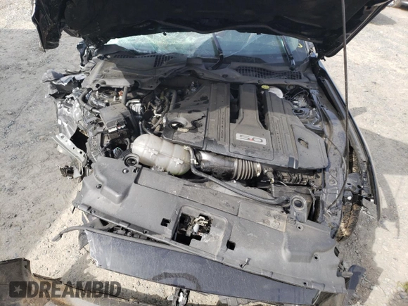 2022 Ford Mustang GT with VIN 1FA6P8CF6N5130112, listed as a Copart auction lot 49513585 with 24,759 mi miles and Salvage title. Bid and sale history available at DreamBid. Image 11.