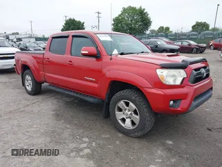2014 Toyota Tacoma with VIN 3TMMU4FN2EM070457, listed as a IAAI auction lot 42498840 with 129,060 mi miles and . Bid and sale history available at DreamBid. Image 1.