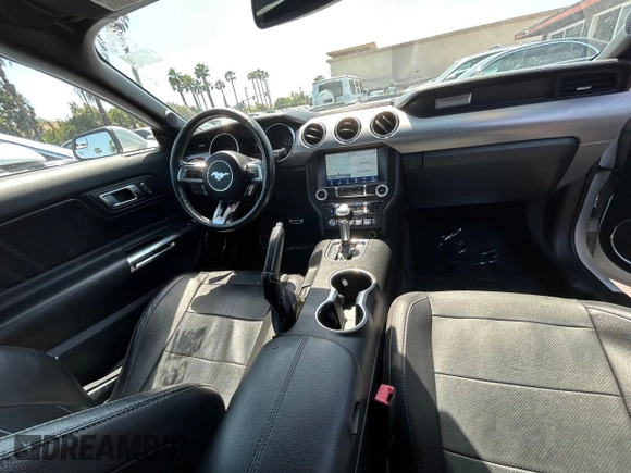 2018 Ford Mustang EcoBoost Premium with VIN 1FATP8UH0J5111777, listed as a Copart auction lot 58871775 with 101,573 mi miles and Clean title. Bid and sale history available at DreamBid. Image 9.