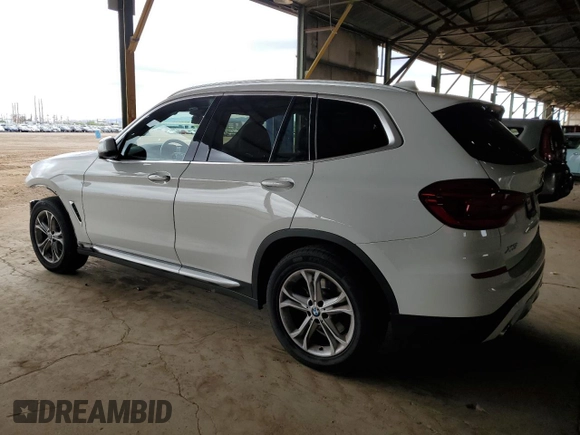 2021 BMW X3 sDrive30i z VIN 5UXTY3C01M9H64252, wystawiony jako Copart lot #54795085 z przebiegiem Nie podano mil oraz Szkoda całkowita • Salvage title. Historia ofert i sprzedaży dostępna na DreamBid. Obrazek 2.