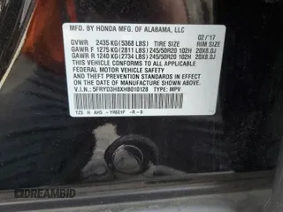 2017 Acura MDX Advance с VIN 5FRYD3H8XHB010128, выставлен на аукционе Copart как лот 51636255 с пробегом 96 635 миль миль и Списание • Salvage title. История ставок и продаж доступна на DreamBid. Изображение 13.