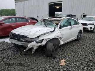 2021 Honda Accord Touring with VIN 1HGCV3F98MA015191, listed as a Copart auction lot 45538095 with Not provided miles and Salvage title. Bid and sale history available at DreamBid. Image 1.