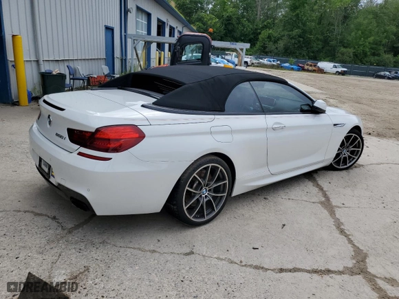2014 BMW 6 Series 650i with VIN WBAYP9C56ED169396, listed as a Copart auction lot 66408424 with 44,678 mi miles and Clean Title. Bid and sale history available at carsss.com. Image 3.