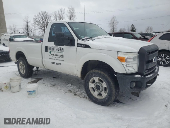 2012 Ford F-250 XL with VIN 1FTBF2B60CED23508, listed as a Copart auction lot 45547185 with 160,190 mi miles and Clean title. Bid and sale history available at DreamBid. Image 4.