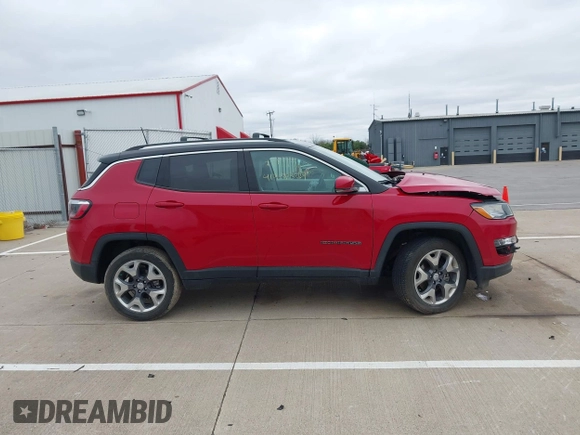 2021 Jeep Compass Limited with VIN 3C4NJDCB7MT555074, listed as a IAAI auction lot 41919369 with 29,525 mi miles and . Bid and sale history available at DreamBid. Image 14.