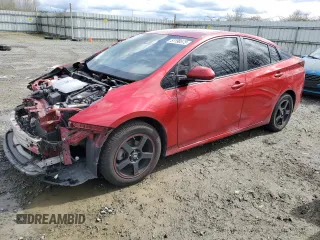 2019 Toyota Prius LE with VIN JTDL9RFU9K3011646, listed as a Copart auction lot 51190575 with 55,982 mi miles and Salvage Title. Bid and sale history available at DreamBid. Image 1.