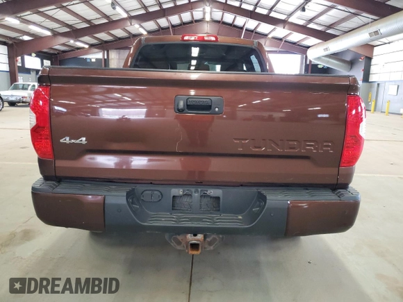 2017 Toyota Tundra Platinum with VIN 5TFAY5F1XHX653027, listed as a Copart auction lot 53504875 with 167,825 mi miles and Clean title. Bid and sale history available at DreamBid. Image 6.