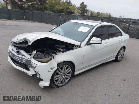 2009 Mercedes-Benz C 300 Sport with VIN WDDGF54X69R071459, listed as a IAAI auction lot 42034850 with 156,502 mi miles and . Bid and sale history available at DreamBid. Image 2.