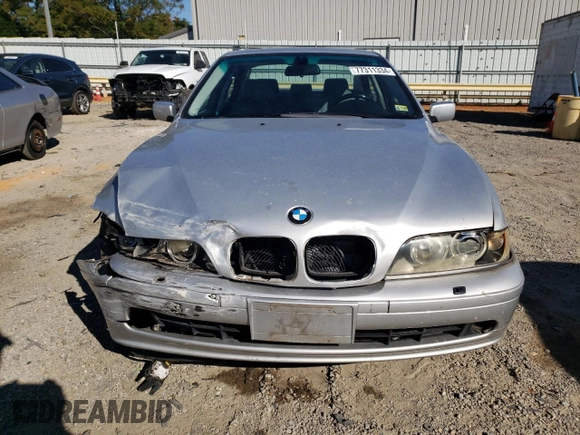2003 BMW 5 Series 525iA with VIN WBADT434X3G024331, listed as a Copart auction lot 77311334 with 246,822 mi miles and Salvage Title. Bid and sale history available at carsss.com. Image 5.