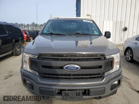 2018 Ford F-150 XL with VIN 1FTMF1EP2JFE34625, listed as a Copart auction lot 45483835 with 193,994 mi miles and Salvage Title. Bid and sale history available at carsss.com. Image 5.