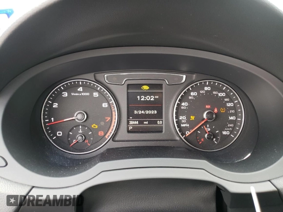 2018 Audi Q3 Premium with VIN WA1BCCFS3JR023502, listed as a Copart auction lot 47142733 with 38,444 mi miles. Bid and sale history available at carsss.com. Image 9.