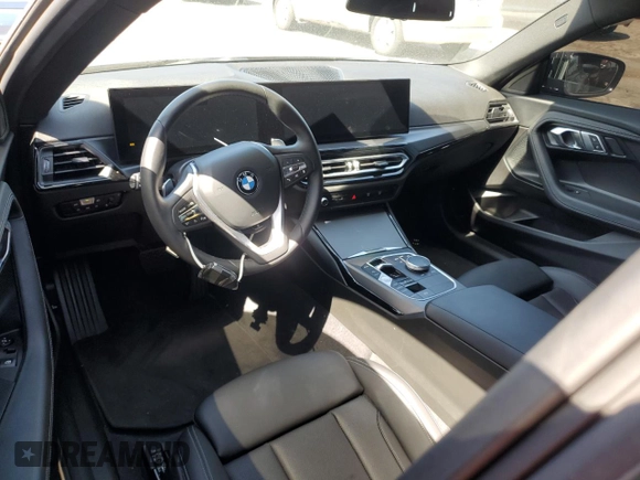 2023 BMW 2 Series 230i with VIN 3MW23CM02P8D61240, listed as a Copart auction lot 72055294 with 11,755 mi miles and Salvage Title. Bid and sale history available at carsss.com. Image 8.