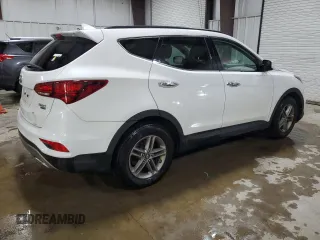 2017 Hyundai Santa Fe 2.4L with VIN 5NMZUDLB2HH005387, listed as a Copart auction lot 64592535 with 82,742 mi miles and Salvage title. Bid and sale history available at DreamBid. Image 3.