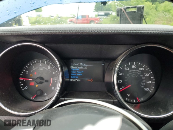 2017 Ford Mustang V6 with VIN 1FATP8EM9H5317444, listed as a Copart auction lot 59539035 with 54,727 mi miles and Clean title. Bid and sale history available at DreamBid. Image 9.